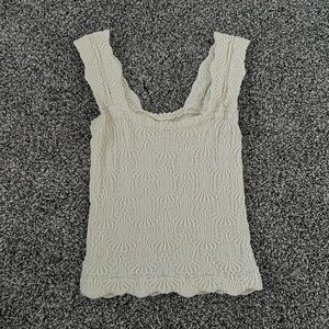 Free People Ivory Love Letter Cami